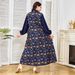 Middle Eastern Turkish Foreign Trade Cross-border Best-selling Robe With Sequin Embroidery, Elegant Long Dress, Evening_ecoleips.com
