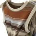 Versatile Color-Block Striped Knitted Tank For Women, Summer Round Neck Short Slim Fit Ribbed Inner And Outer Wear_ecoleips.com