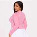 AC809 Cross-border American-style Casual Sexy Color-block Letter Print Long-sleeve T-shirt, Slim-fit, Cropped Top For_ecoleips.com