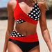 Women's Clothing Swimsuit Sexy Gathered Hot Split Swimsuit_ecoleips.com