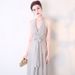 Women's Clothing Sexy See Through Dress Nightclub Chiffon Long Skirt Club Sauna Technician Work Clothes_ecoleips.com