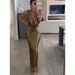 Women's Clothing sexy women's clothing new v neck sleeveless long skirt_ecoleips.com