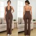 Transparent Hollowed-out Back Tight-fitting One-piece Workout And Fitness Garment For Toning The Buttocks_ecoleips.com