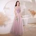 Women's Clothing Pink Evening Gown For Women Elegant Luxurious Autumn/Spring Style For Banquets Bridesmaids Engagements Birthdays Events_ecoleips.com
