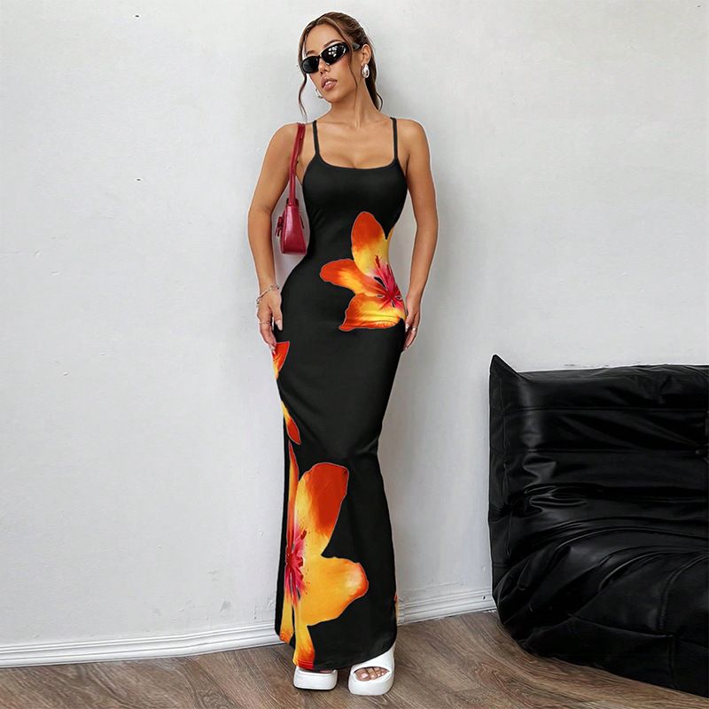 Women's Clothing Suspender Dress Tight Hip Wrapped One Step Skirt_ecoleips.com