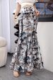 2025 Spring And Autumn New Printed Bodycon Midi For Women Slim Fit Stylish Split Mermaid Skirt_ecoleips.com