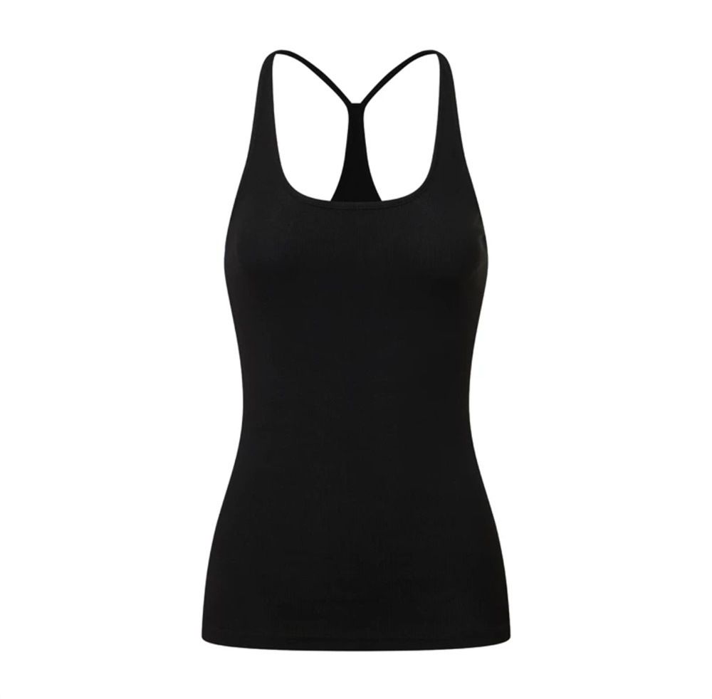 Women's Clothing Women's Slim-Fit Ribbed Tank Top | Stretchy Y-Back Cami For Layering & Casual Wear_ecoleips.com