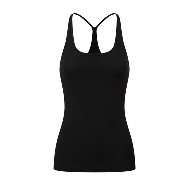 Women's Clothing Women's Slim-Fit Ribbed Tank Top | Stretchy Y-Back Cami For Layering & Casual Wear_ecoleips.com