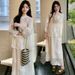 Autumn New Korean Style With Camisole And Cardigan Thin Jacket 2-Piece Set Maternity Dress_ecoleips.com