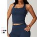 Women's Clothing Brushed I Shaped Beautiful Back Sports Vest Women's Tight Quick Drying Casual Running Fitness Top Yoga Clothes_ecoleips.com