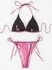 3 Piece Bikini Set, Women Swimsuit, Bikini With Cover Up Skirt, Beach Outfit, Two Piece Bikini With Skirt, Ladies Swimwear_ecoleips.com