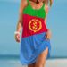 Eritrea Flag Dress Women's Fashion Sleeveless Bohemian Beach Dresses Party Evening Holiday Sexy Midi Strap Dress Girl Summer_ecoleips.com