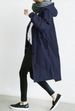 K Casual Style Trench Coat For Women; New Long Waist-cinching Long-sleeved Outerwear._ecoleips.com
