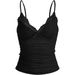 European And American Y2K Lace Vest Solid Color Hot Girl Slim Fit Inner Layer Patchwork French Women's Camisole Street_ecoleips.com