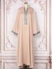 Women's Clothing Muslim Robes Women's Long Skirts Tassel Pendant Dress_ecoleips.com