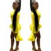 Women Solid Color Sexy Flared Long Sleeve Mini Dress Nightclub Party Wear Evening Cocktail Bodycon Dress For Ladies136_ecoleips.com