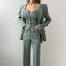 Women's Clothing Cross Border Foreign Trade Women's Clothing Button Vest Bottoming Cardigan Jacket Straight Through Suit Three Piece Suit_ecoleips.com