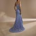 European American Women's Summer New Style Dress Halter Neck Backless Slim Fit Lace Fishtail Banquet Gown_ecoleips.com