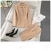 Women's Clothing High End Suit Set Fashion Temperament Goddess Style Professional Suit Two Piece Suit_ecoleips.com
