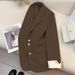 Elegant Commuter Blazer For Women Trendy Design New Spring Autumn Outerwear_ecoleips.com