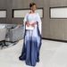 Verve Mq135 Muslim Tassel Robe Long Dress New Gradient Print_ecoleips.com