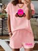 Women’s 2 Piece Outfit Set – Oversized Graphic T-Shirt And Biker Shorts Matching Set, Casual Summer Lounge Tracksuit For Daily Wear-297_ecoleips.com