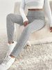 Women's Solid Color Mid Waist Slim Fit Leggings Autumn/Winter Warm Cold Proof Casual Sports Yoga Bare Legs_ecoleips.com