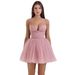 Sweet Mesh Patchwork Princess Tutu Dress Backless Mini Sexy Slim Fit Suspender For Women New 2025_ecoleips.com