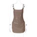 Fashionable Sleeveless Strapless Halter Top for Women Sexy Bodycon Dress European American Style Patchwork Mesh New_ecoleips.com