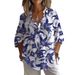 Women's Clothing New Fashion Digital Printing Long Sleeve Shirt_ecoleips.com
