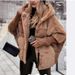 Oversized Quilted Jacket For Women – Lightweight Long Coat With Color Block Design (Black/ Beige/ Grey/ Dark Khaki, Sizes S-Xxxl)_ecoleips.com