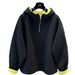 Elegant Two-tone Hooded Sweatshirt For Women, Winter Wear, Plus Size, Loose Fit, Thickened, Warm, Patchwork Woolen Top_ecoleips.com