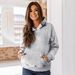 American Retro Washed Distressed Sweatshirt, Unique Trendy Brand Hoodie, Loose Long-sleeve Shirt, Versatile Women's_ecoleips.com