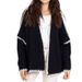 Women's Knit Cardigan With V-Neckline For Autumn/Winter, Loose-Fitting And Versatile, Featuring College-Style Color Cont_ecoleips.com