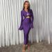Women's Clothing Spring And Summer New V Neck Trumpet Sleeve Dress Fashionable Temperament Sexy Hot Girl Tight Fishtail Skirt_ecoleips.com
