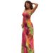 Women's Clothing New Women's Fashion Print Slim Sexy Backless Suspender Dress_ecoleips.com