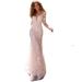 Women's Dress Wedding Gown Bridal Lace Long Sleeve Wedding Gown Train_ecoleips.com
