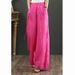 Suitable For All Seasons 2024 Summer Autumn Solid Color Cotton Wide Leg Women Floor-Length Linen Long Pants Plus Size_ecoleips.com