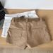 Khaki Cargo Shorts for Women High-Waisted Slimming Straight Leg Summer 2025 Style Versatile Bodycon Hot Pants_ecoleips.com