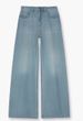 Women's Clothing High Waist Wide Leg High Count Cotton Jeans Retro Washed Loose Straight Trousers For Women_ecoleips.com