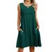 Fashion Cross-Border Trade 2026 Spring Summer New Printed Tank Loose Pocket Dress For Women In Stock_ecoleips.com
