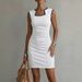 2024 New Summer Dress For Women Fashion Sleeveless Color Block Slim Fit Bodycon Dress Casual Party Evening Streetwear_ecoleips.com