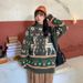 girl Wholesale Christmas Clothes Reindeer Red Sweater For Women Thickened Winter New Loose Pullover Knitwear_ecoleips.com