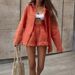 Women's Clothing American Style Commuter French Retro Shirt And Shorts Suit Women's Clothing 2026 Spring/Summer_ecoleips.com