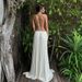 2025 Summer New Fashion Vacation Style Women's Outfit Set: Elegant Sexy Backless Halter Top And Skirt_ecoleips.com