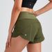 Women's Quick Drying Anti Lined Elasticated Fit Sports Shorts Skin Friendly Versatile Running And Athletic Wear Clothing_ecoleips.com