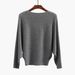 Women's Oversized Batwing Sleeve Sweater - Soft Ribbed Knit Pullover With Boat Neckline, Comfortable Loose Fit, Versatile Casual & Office Wear_ecoleips.com