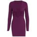 Women's Clothing Women's Sexy Deep V Neck Dress Slim Waist Long Sleeve Bodycon Autumn Winter For Formal & Casual For Women_ecoleips.com