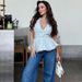 Aria Basics Aria Basics Hot Girl Halter Neck V-neck White Tank For Women, 2025 Autumn Winter New Style, Cross-border European And American_ecoleips.com