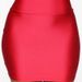 Verve Solid Color Versatile Slim Fit Short Bodycon Pencil Skirt Suitable For All Seasons_ecoleips.com